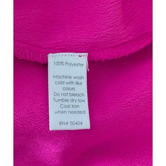 Marisol L Pink Sleeveless Top With Scalloped Heming Detail - Picture 4 of 7